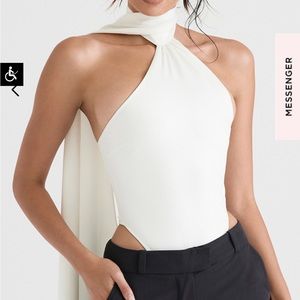 House of CB Farrah ivory bodysuit